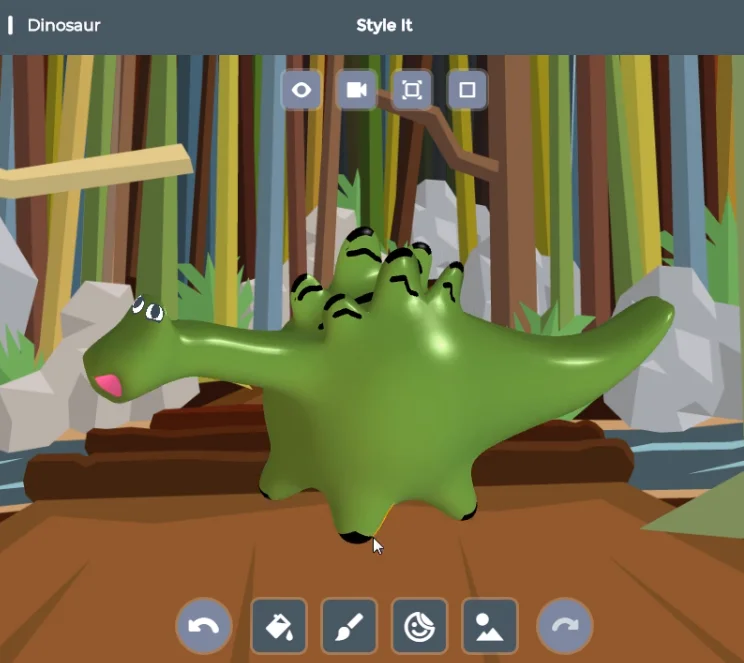SOLIDWORKS Apps for Kids How-To: Style a Dinosaur