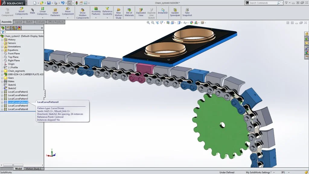 SolidWorks 2014 Sneak Peek: Consistent Patterning Tools