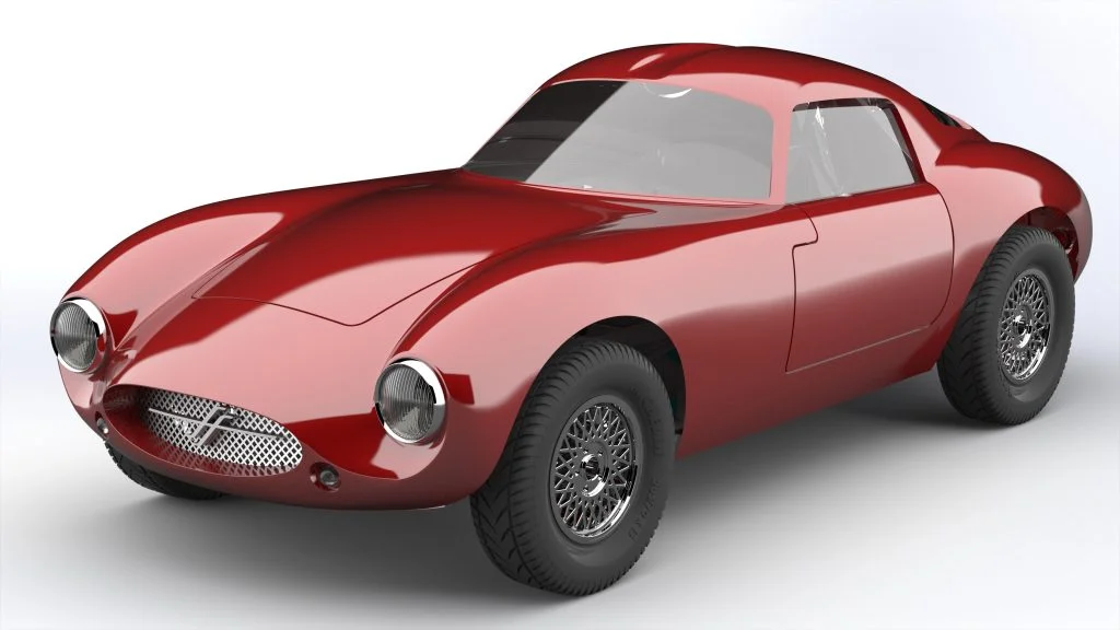 Effeffe Berlinetta: A Car Of Yesterday, Conceived Today, Built in 3D CAD