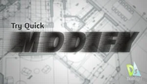 DraftSight: Try Quick Modify!