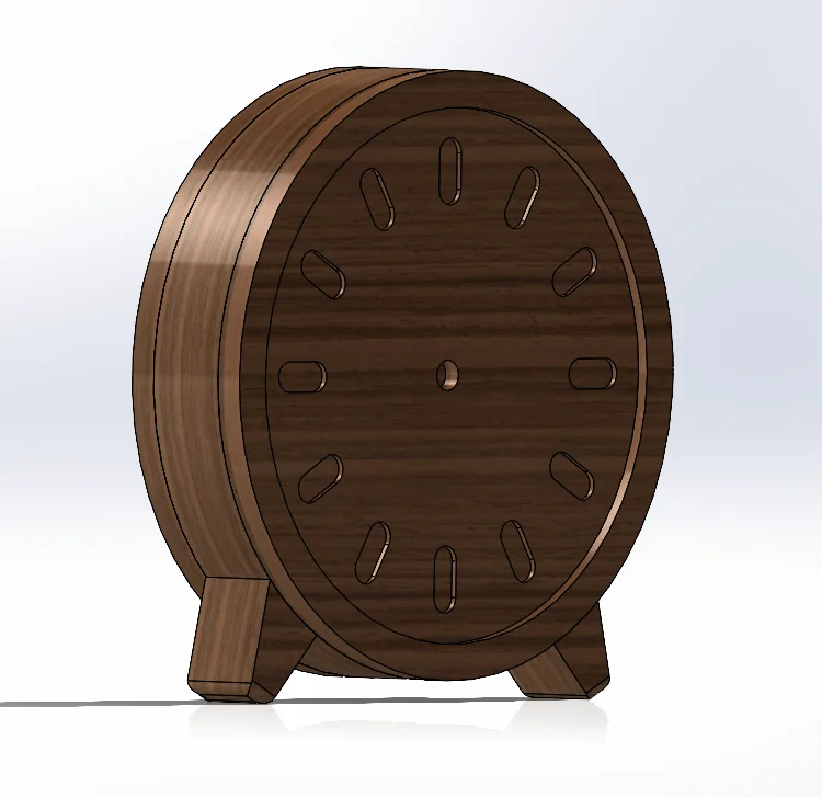 Clock Design with Exploded Views