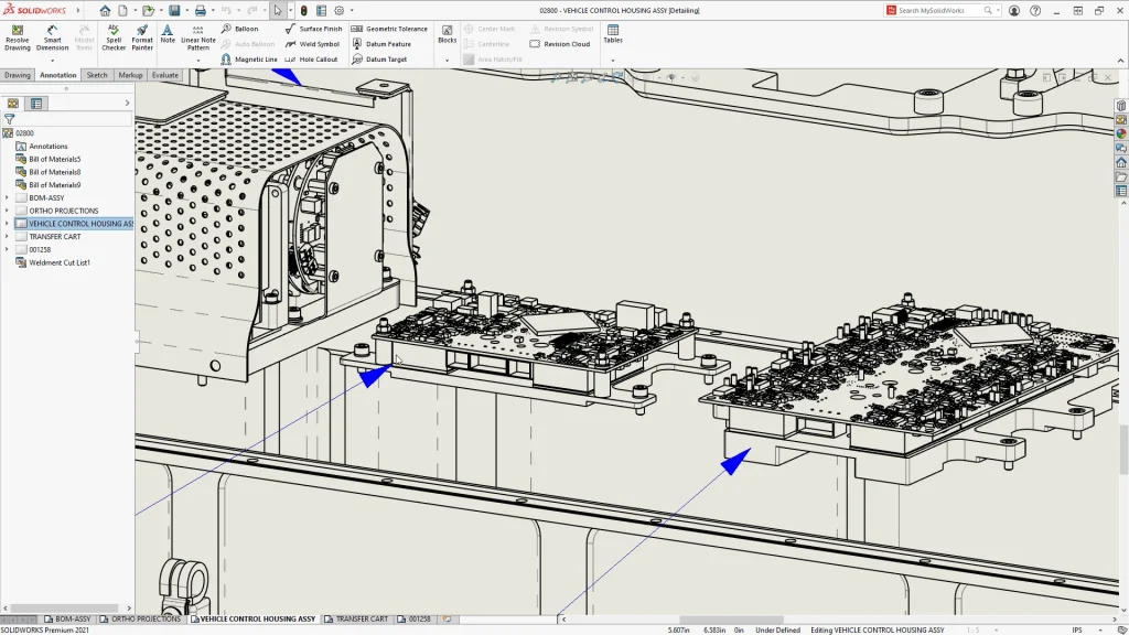What’s New in SOLIDWORKS® Education Portfolio 2021-2022: Drawing and Detailing Mode Enhancements