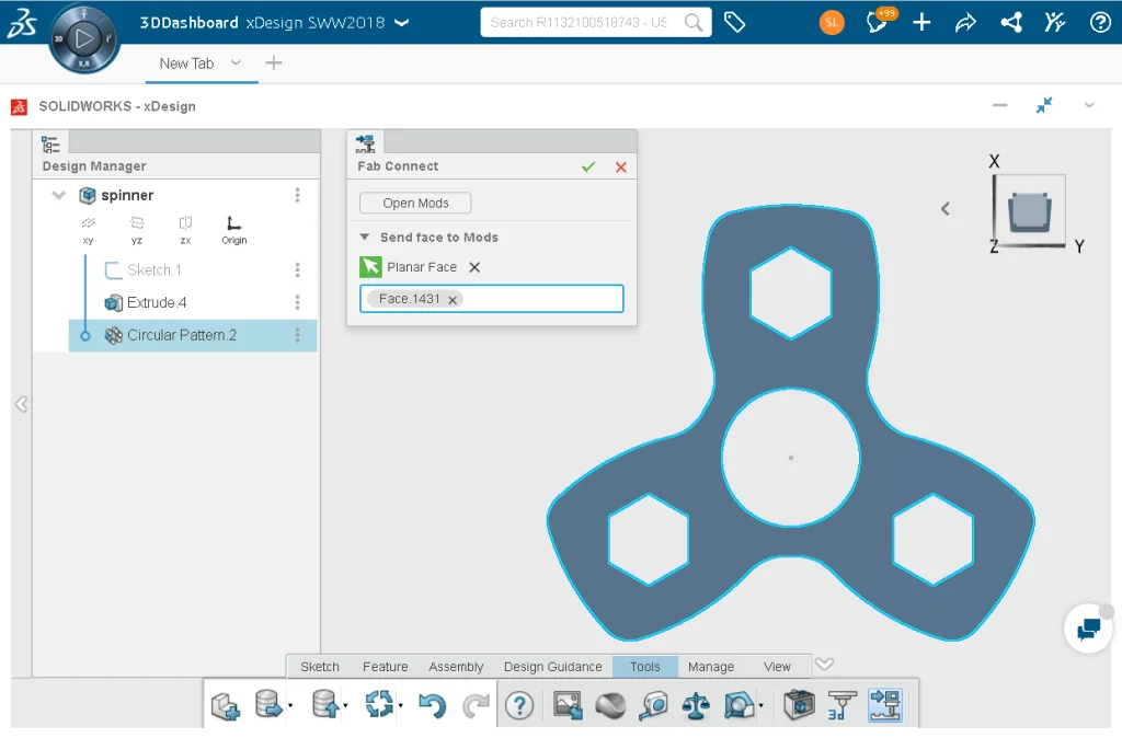 SOLIDWORKS xDesign Feature Hightlight: FabConnect- From Design to Digital Fabrication