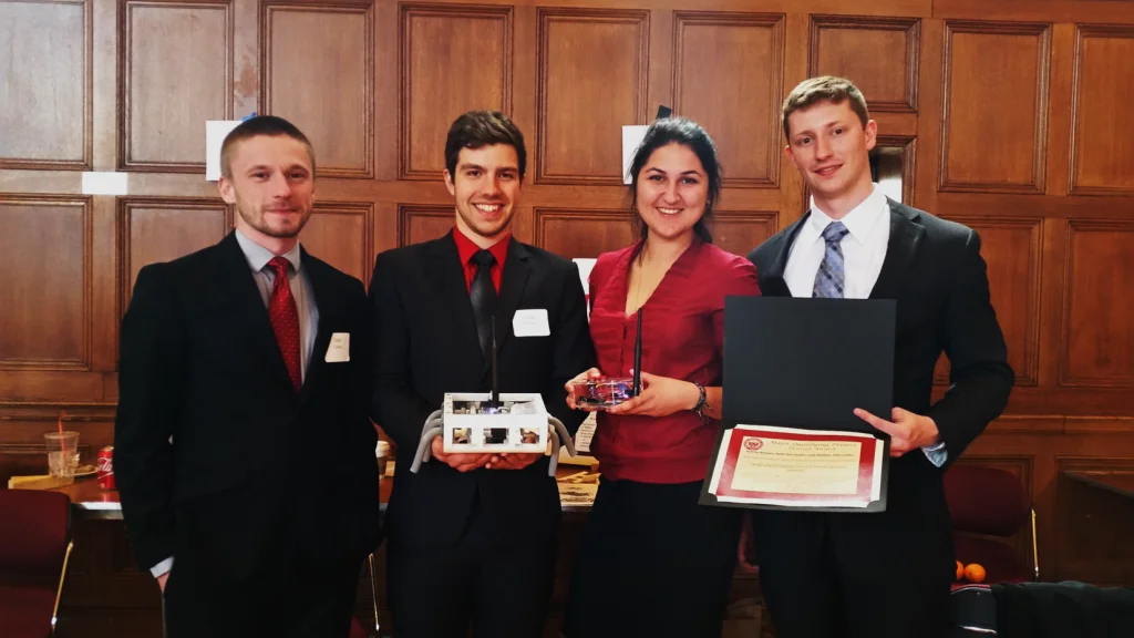 Student Hexapod Design wins WPI ME Provost Award