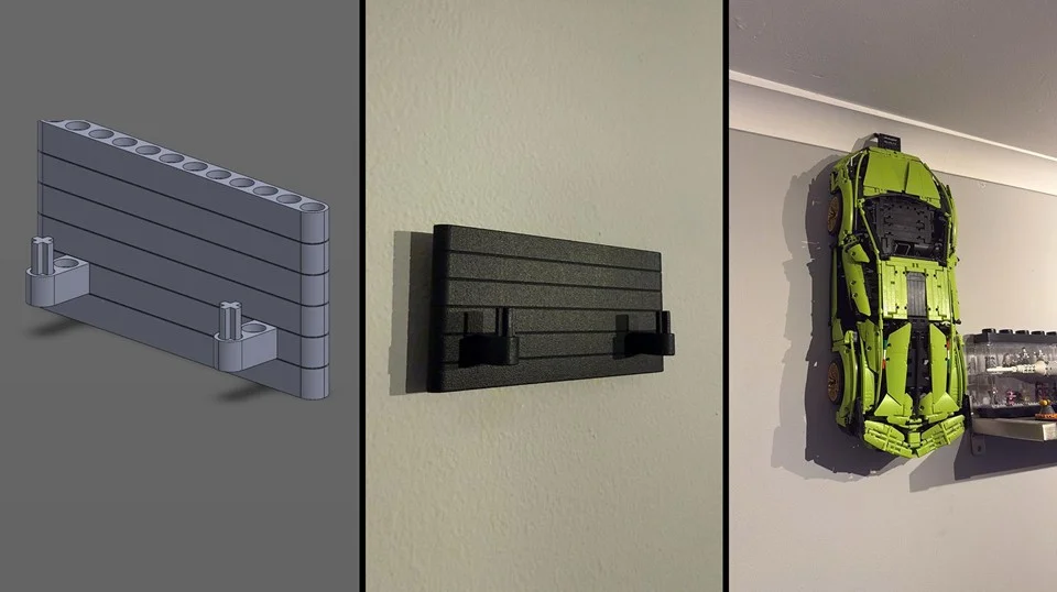 Using SOLIDWORKS and 3D Printing to designing Custom LEGO Wall Mounts
