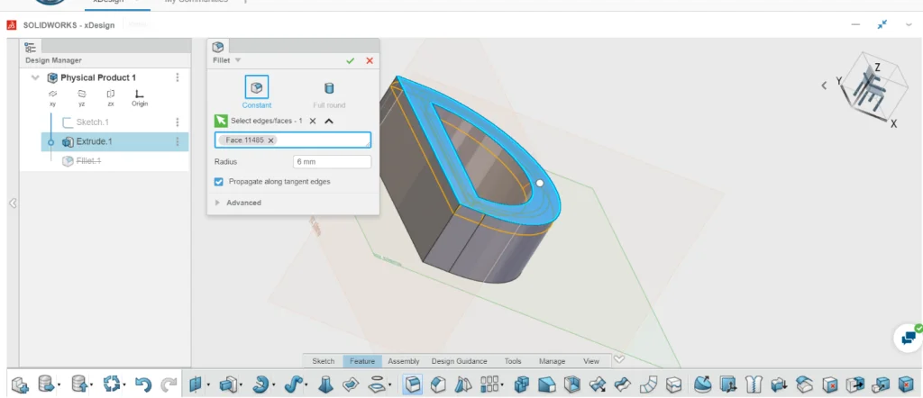 My First Experience using SOLIDWORKS xDesign