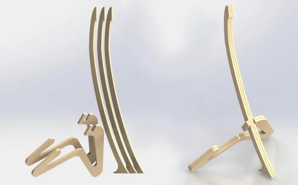 Creating a Guitar Stand from Scratch Using SOLIDWORKS, Part 2