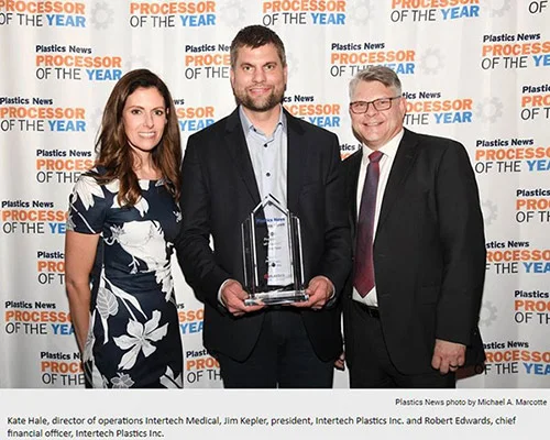 DELMIAWORKS Customer Intertech Plastics Inc. is Named Plastics News Processor of the Year