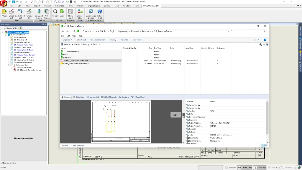Make a Better Electrical Connection with SOLIDWORKS PDM