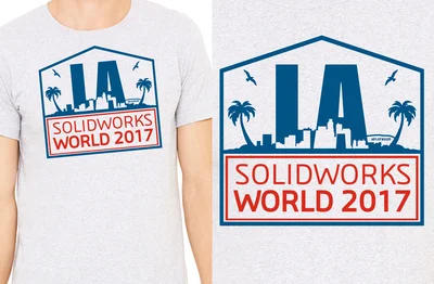 Go BIG and BOLD! Enter the SOLIDWORKS WORLD T-Shirt Design contest!
