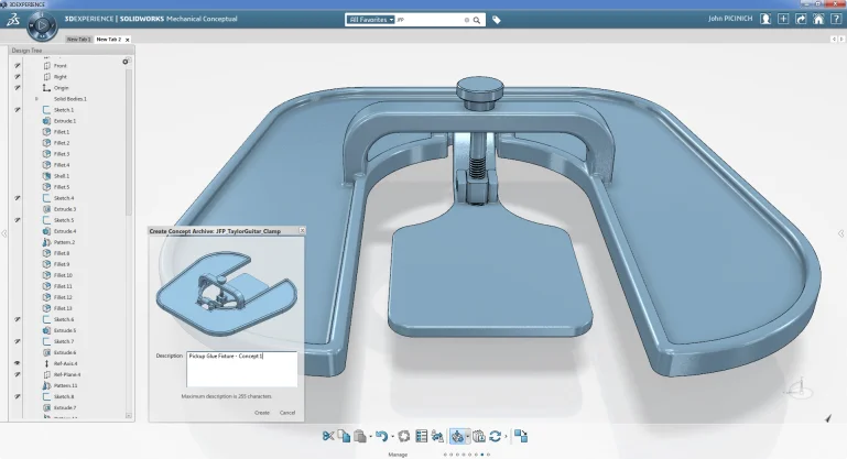 SolidWorks Mechanical Conceptual: Focus On Your Design Concept, Not Your CAD Tool