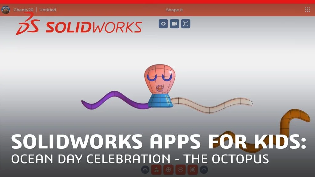 Ocean Day Tutorial with SOLIDWORKS Apps for Kids