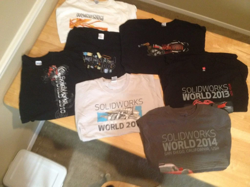 Design a SOLIDWORKS World T-Shirt for my Collection