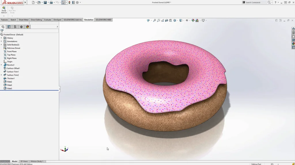 Simulation Explained: Donut Drop Test