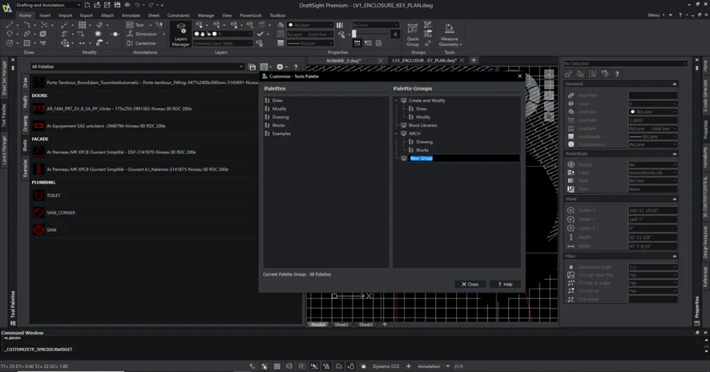 An Inside Look at DraftSight 2024’s Tool Palettes - Blog Solidworks