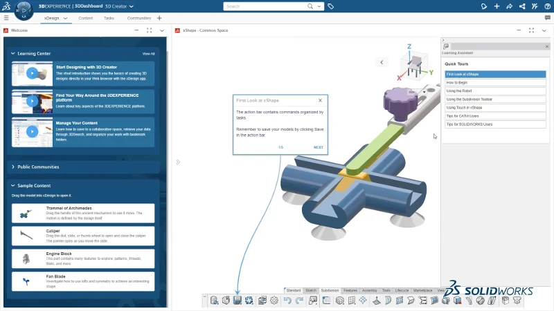 Get Started Fast and Stay Productive with Easy Access to Learning Resources for 3DEXPERIENCE Roles with the New Welcome App in 3D Creator