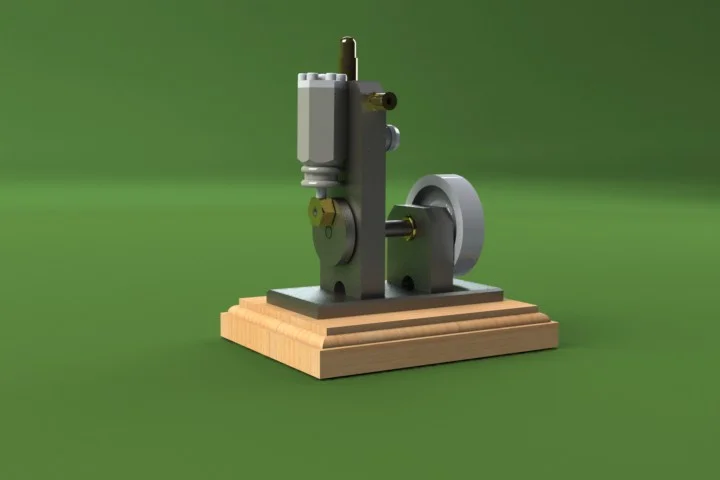 SolidWorks Tutorial: Pip Squeak Engine Models, Drawings and Animations