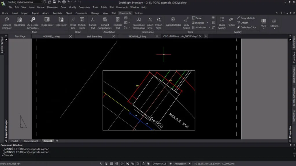 paper space adjustments