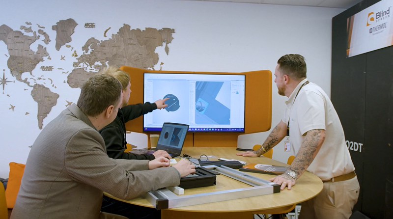 Window Covering Startup Blind Screen Accelerates Product Design Process from Sketch to Prototype