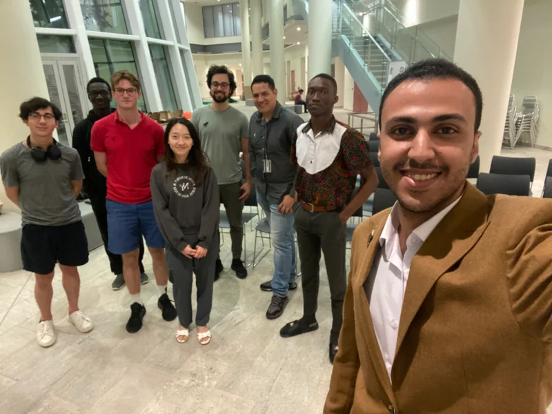 Ahmed with dubai user group image and cover image