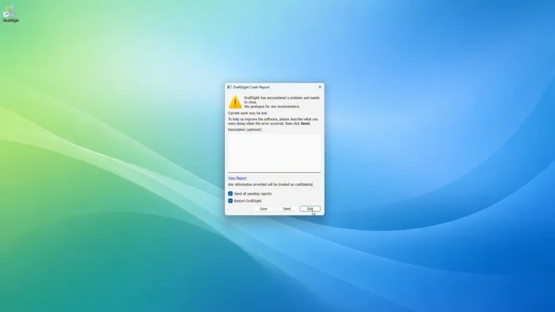 [crash report image]