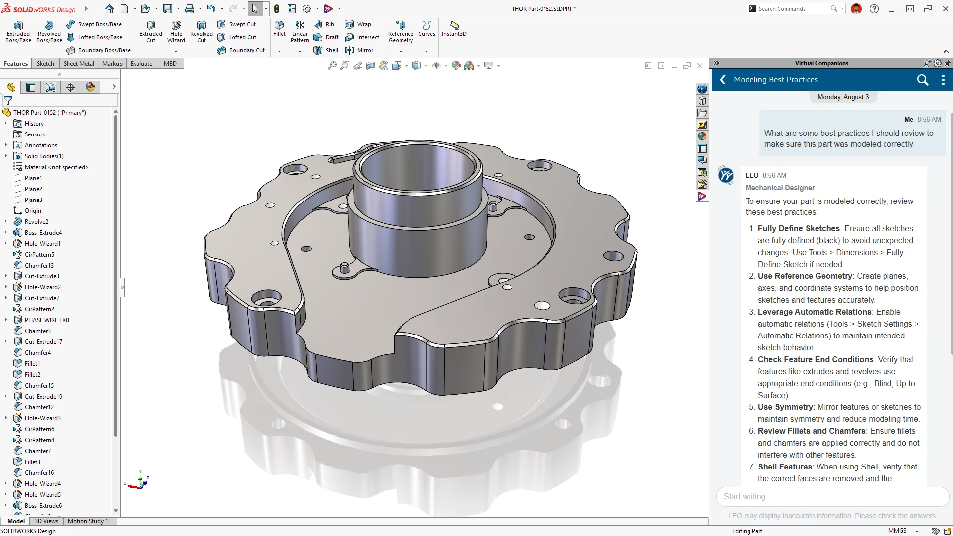 SOLIDWORKS guidance