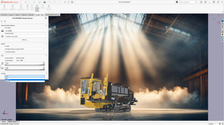 SOLIDWORKS Visualize 2026 新機能を確認しよう！