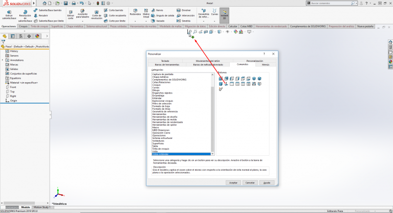 Configura tu escritorio de SOLIDWORKS y agiliza tu trabajo.