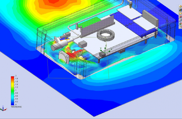 “THE COMBINATION OF OUR EXPERTISE, THE INTEGRATION OF SOLIDWORKS SIMULATION, AND THE SOFTWARE’S RANGE OF CAPABILITIES HAS ALLOWED US TO CUT DEVELOPMENT TIME IN HALF.” Reutech Radar Systems