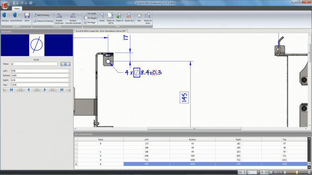 SOLIDWORKS Inspection 2016 new OCR Editor