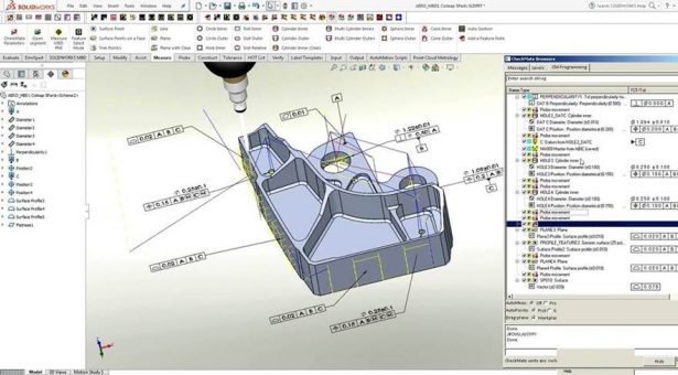 Automatic CMM programing per 3D GD&T