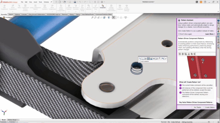 What’s New in SOLIDWORKS 2026x FD01 – Design and Modeling