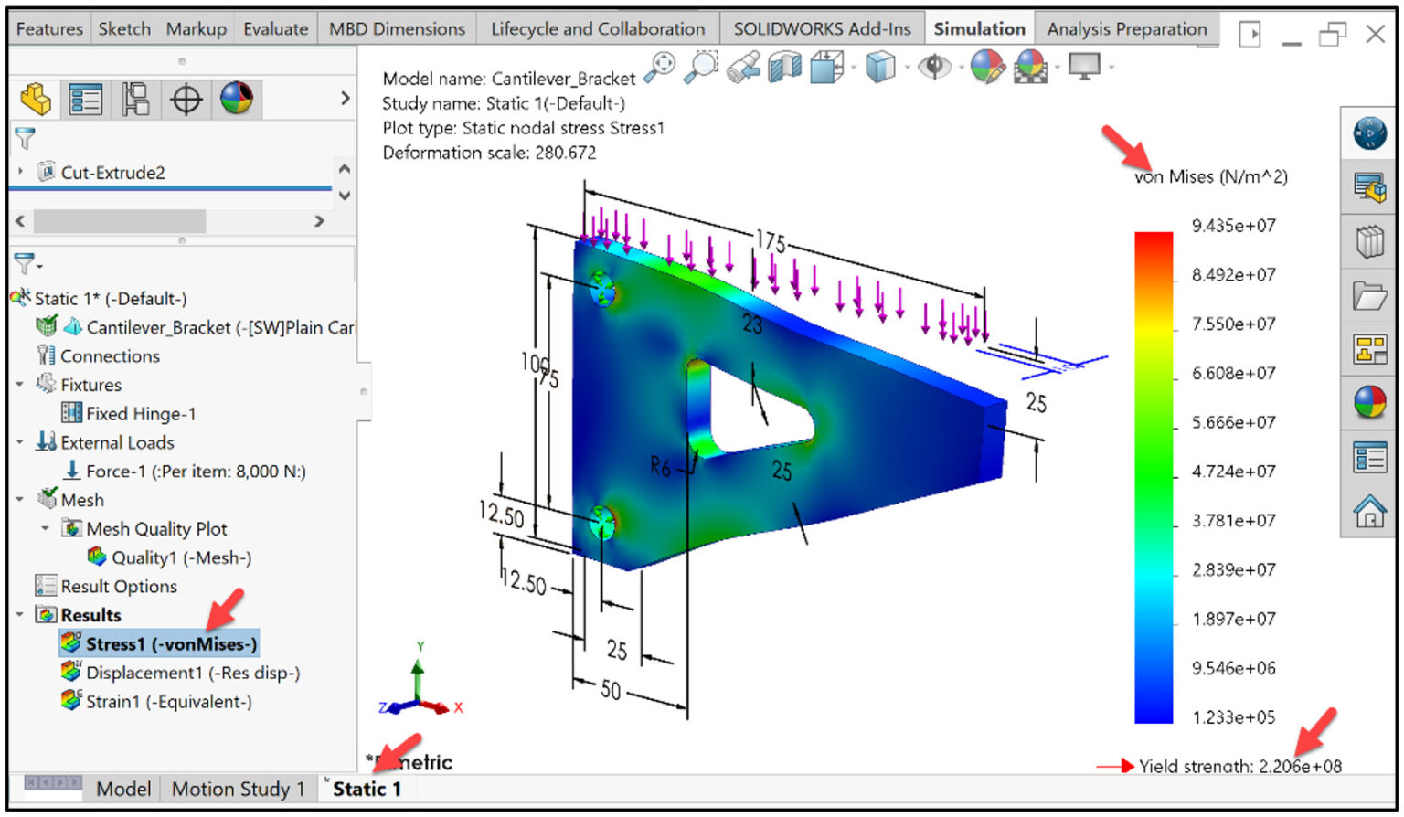 Lesson 1: SOLIDWORKS - Optimization Analysis using a Design Study