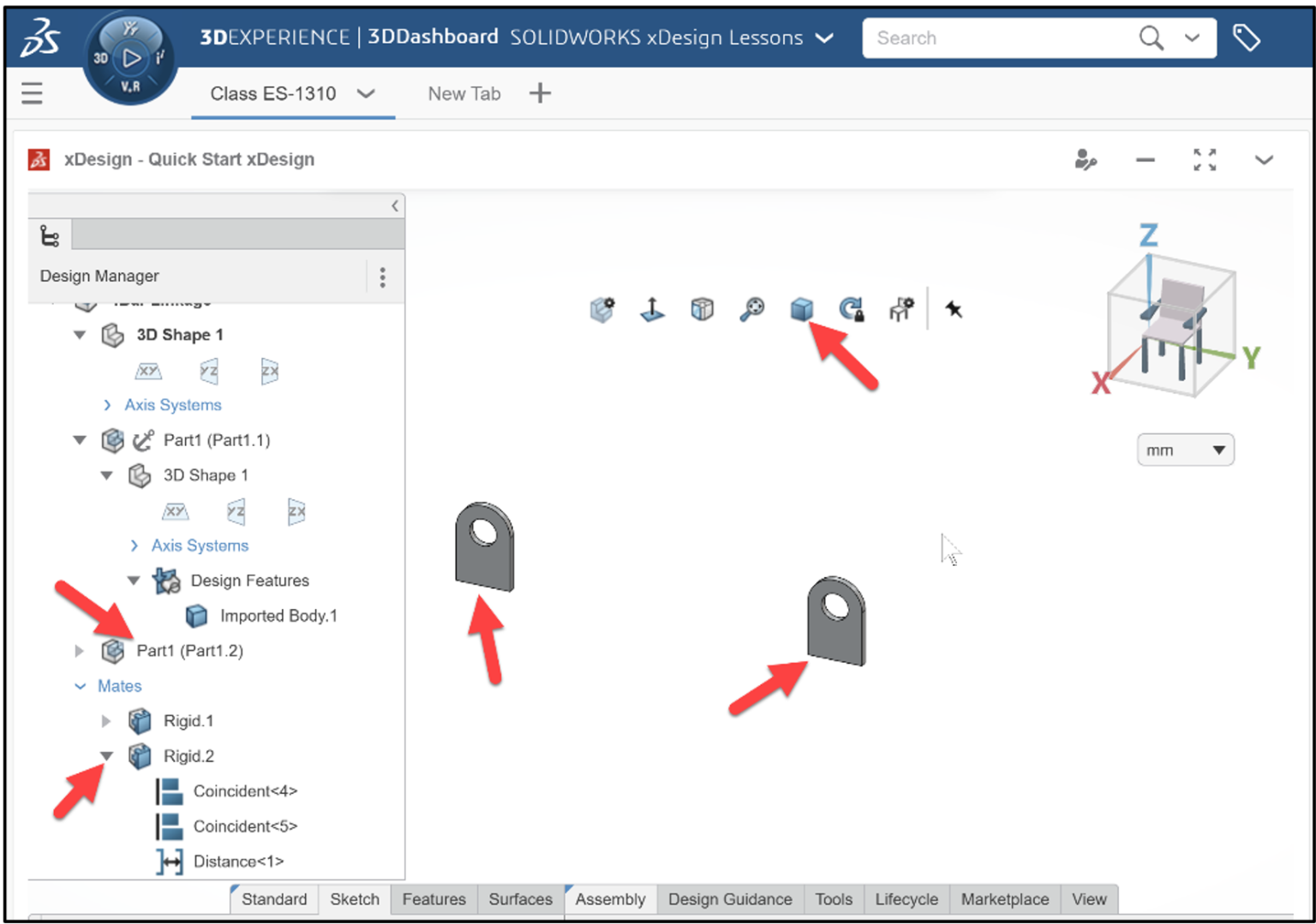 SOLIDWORKS xDesign Lesson #8: 4Bar Linkage with Kinematics
