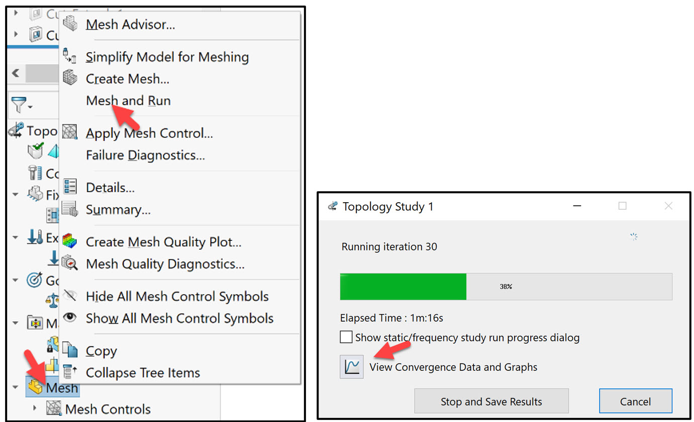Lesson 3: SOLIDWORKS - Optimization Analysis using a Topology Study