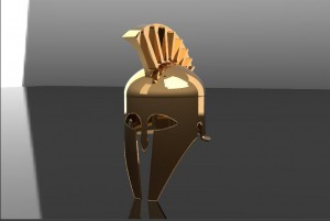 Spartan Hoplite Helmet in SolidWorks