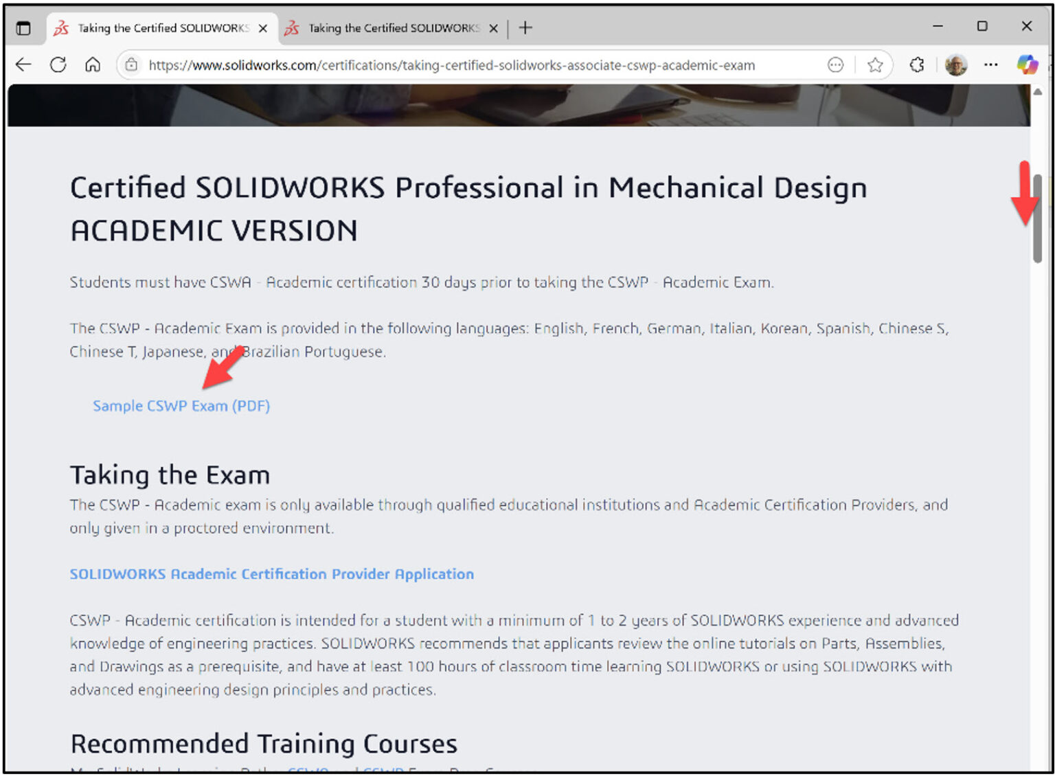 Lesson 15: SOLIDWORKS Academic Certification - SOLIDWORKS CAD Design ...