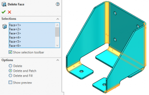 SOLIDWORKS Hidden Gem: The Delete Face Tool