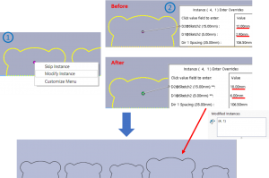 Instances To Vary Option In Pattern Feature