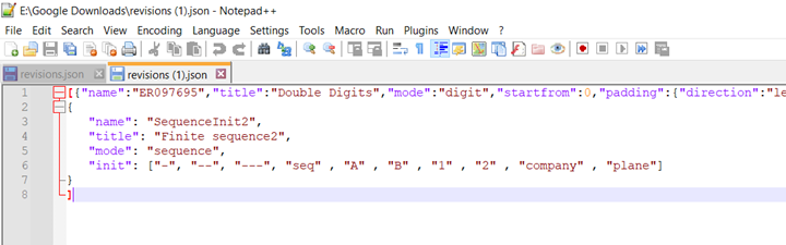 Redefining version control: Extended Revision Sequence