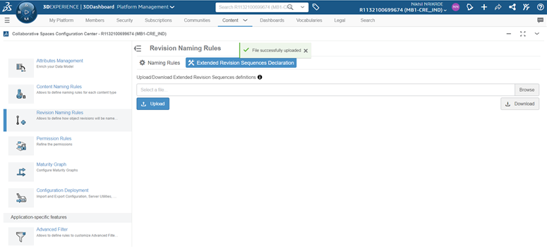 Redefining version control: Extended Revision Sequence