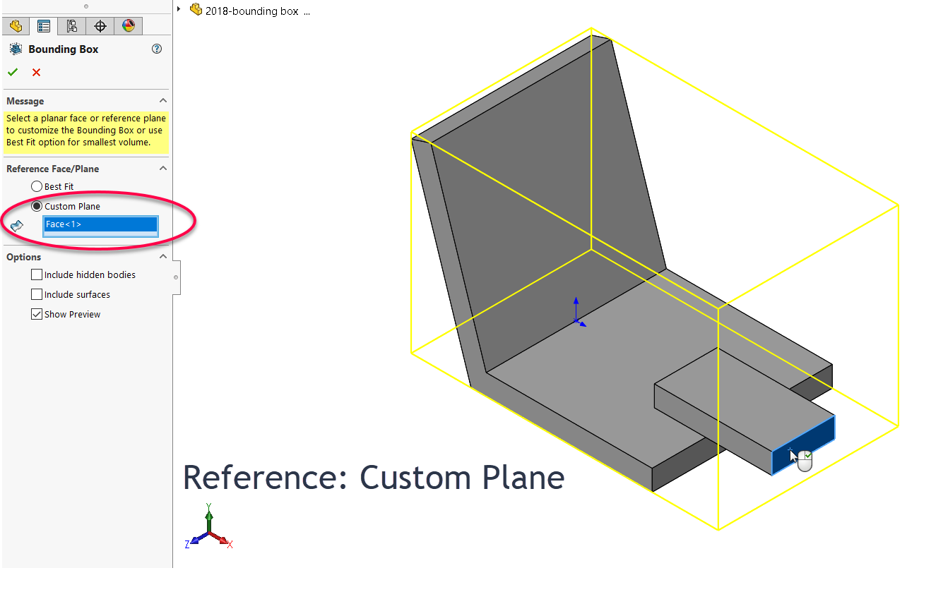 Custom reference