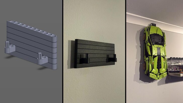 Using SOLIDWORKS and 3D Printing to designing Custom LEGO Wall Mounts
