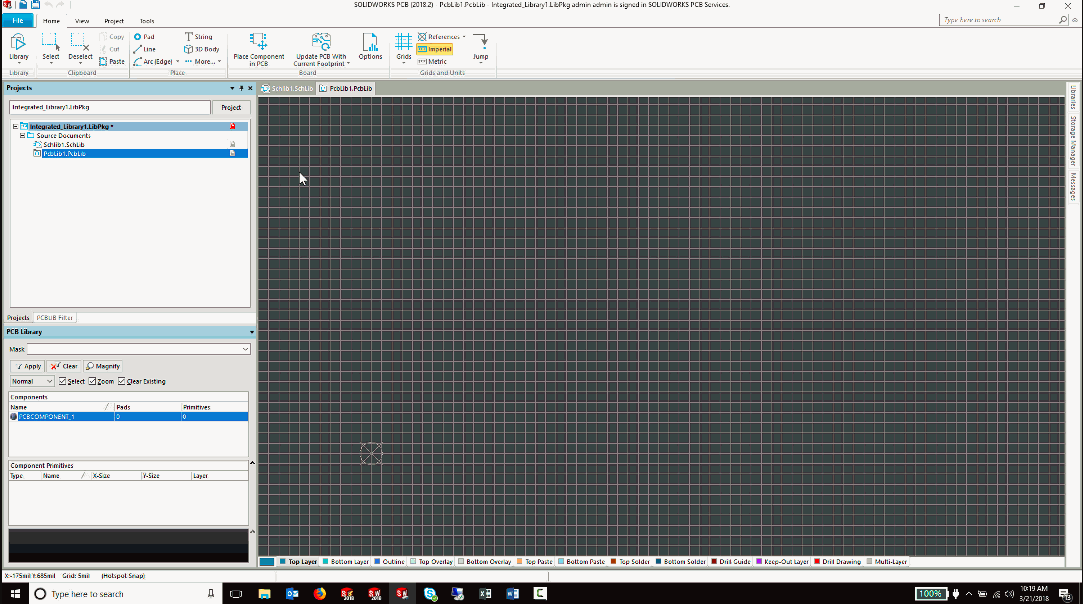 SOLIDWORKS PCB Creating an Integrated Library