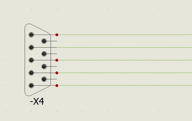 Visual reference for connected an unconnected pins