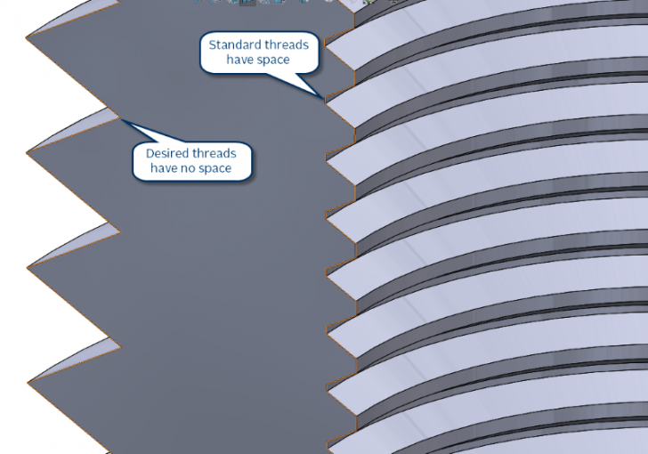 Create Custom Cutting Threads in SOLIDWORKS
