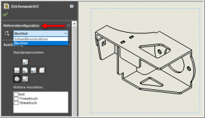 Konfigurationen in Zeichnungsansichten