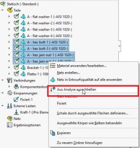 Baugruppen vereinfachen  –  Abbildung 4: Aus Analyse ausschließen