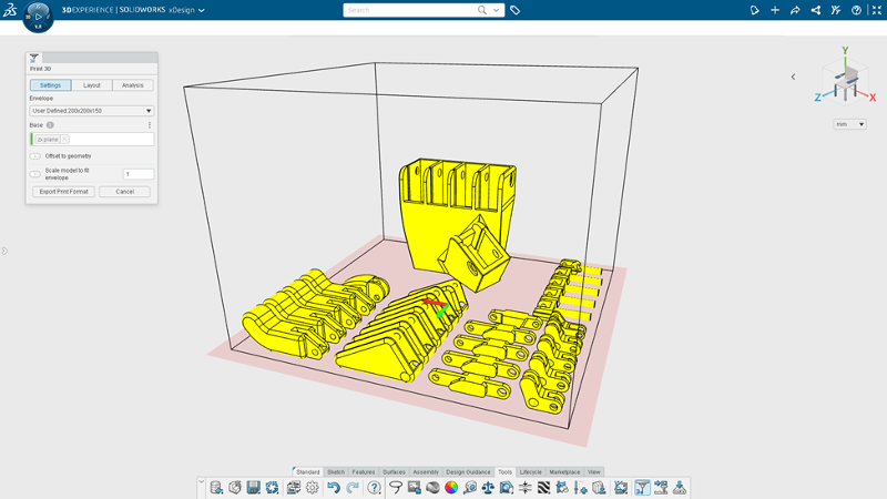 Erstellen Sie das effizienteste Layout mit automatischer Optimierung und Verschachtelung und reduzieren Sie die Materialkosten.