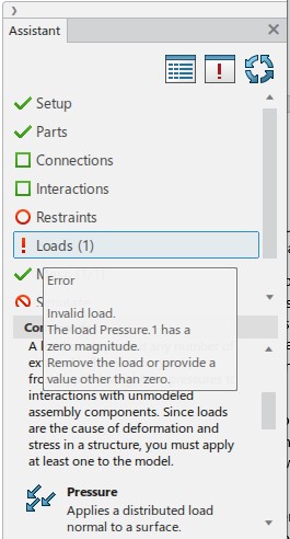 Screenshot: Aktionsstatus Tooltip